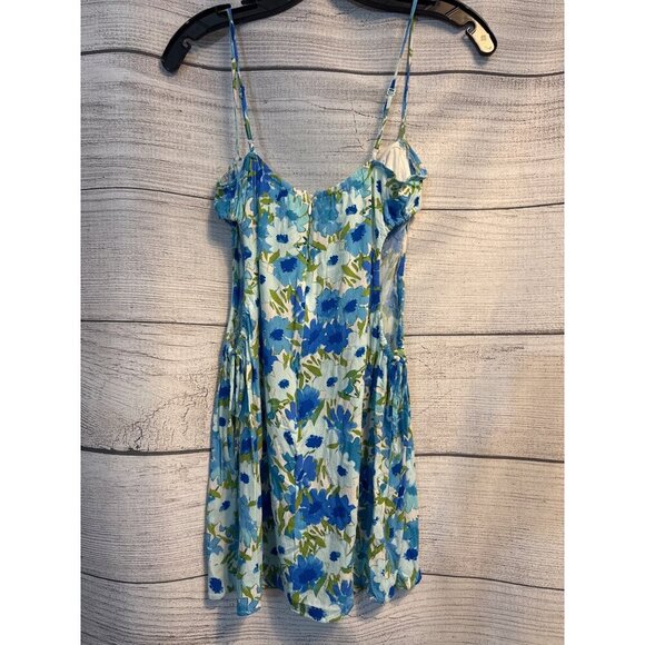 Style To Moon The One That Got Away Floral Mini Dress With Adjustable Straps L - Picture 5 of 6